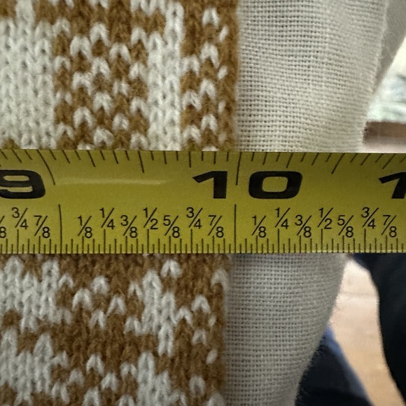 Timberland Women Scarf Buffalo Brown And White‎ Plaid One Size - Picture 6 of 7